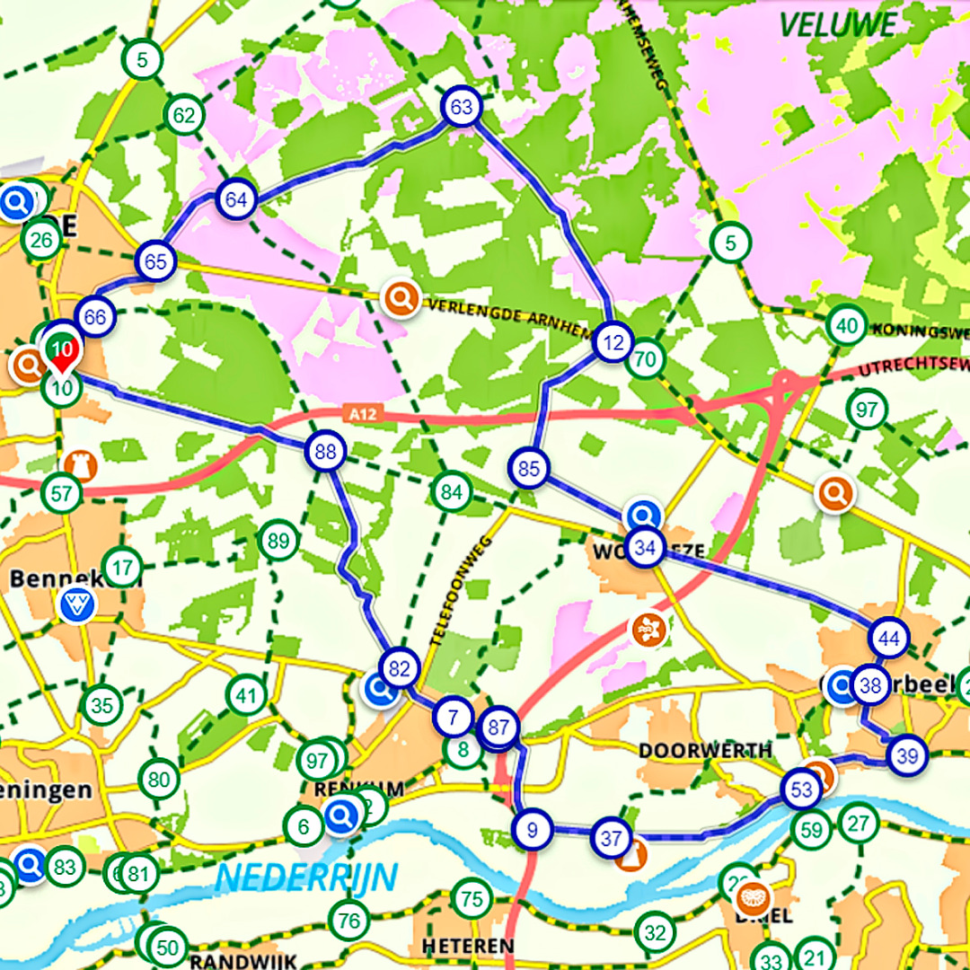 Gelderse Landschappen fietsroute